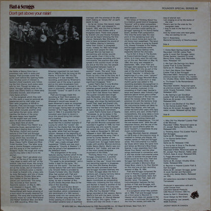 Flatt & Scruggs : Don't Get Above Your Raisin' (LP, Comp)