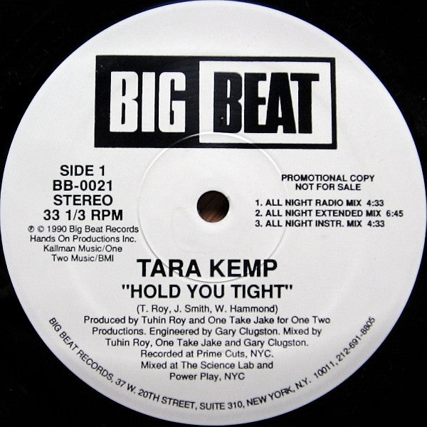 Tara Kemp : Hold You Tight (12", Promo)