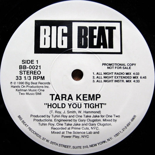 Tara Kemp : Hold You Tight (12", Promo)