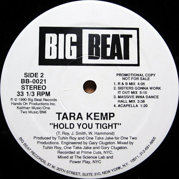 Tara Kemp : Hold You Tight (12", Promo)