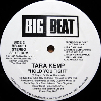 Tara Kemp : Hold You Tight (12", Promo)