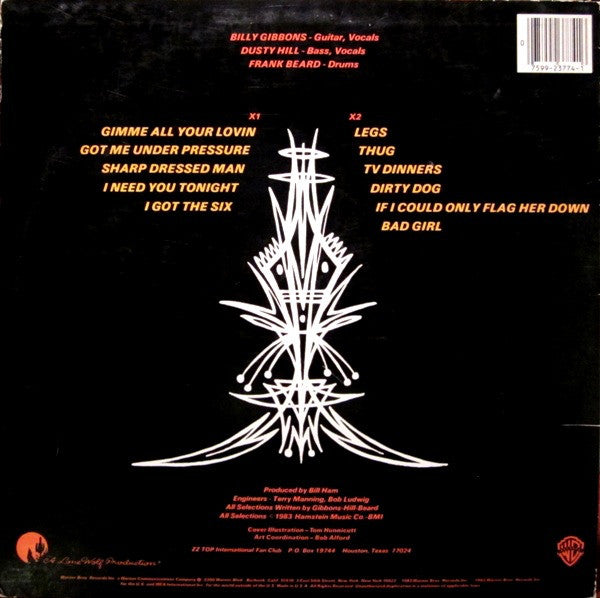 ZZ Top : Eliminator (LP, Album, Spe)