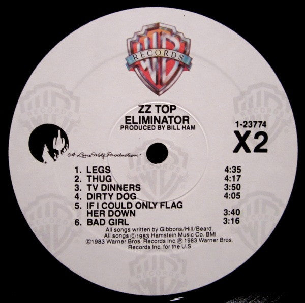 ZZ Top : Eliminator (LP, Album, Spe)