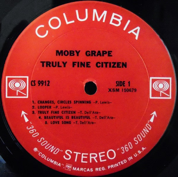 Moby Grape : Truly Fine Citizen (LP, Album, Pit)