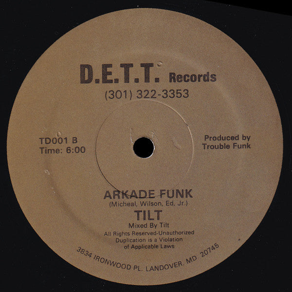 Tilt (6) : Arkade Funk (12")