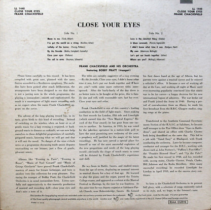 Frank Chacksfield & His Orchestra : Close Your Eyes (LP)