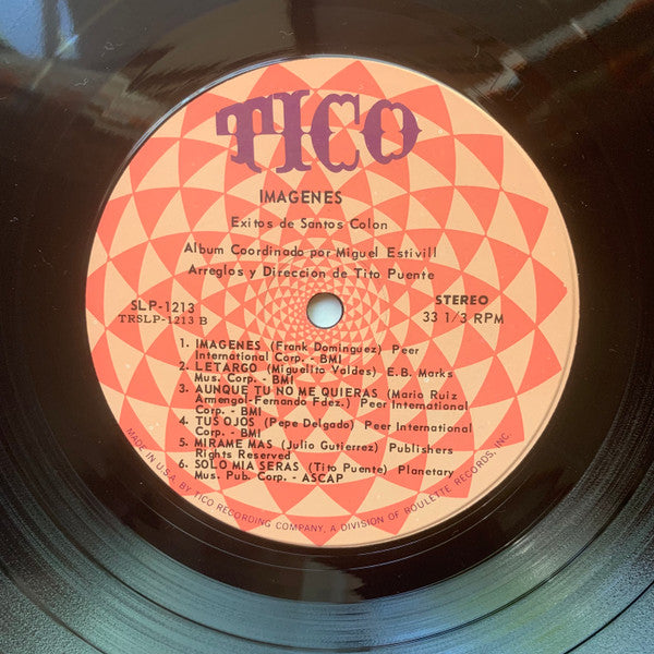 Santos Colón : Imagenes (LP)