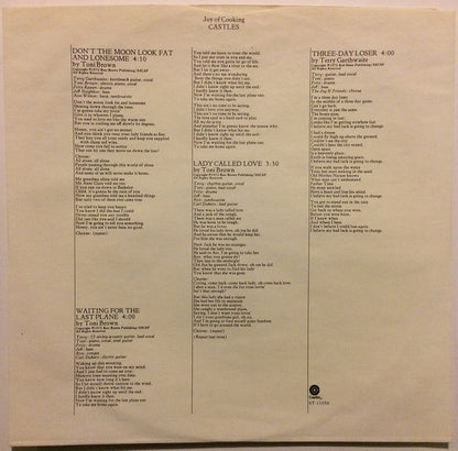 Joy Of Cooking : Castles (LP, Album, Red)