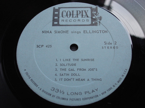 Nina Simone : Nina Simone Sings Ellington (LP, Album)