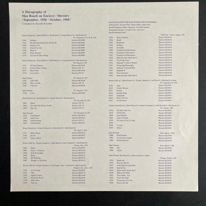 Max Roach Quintet : Max Roach + Four & More (LP, Comp, Mono, RE)