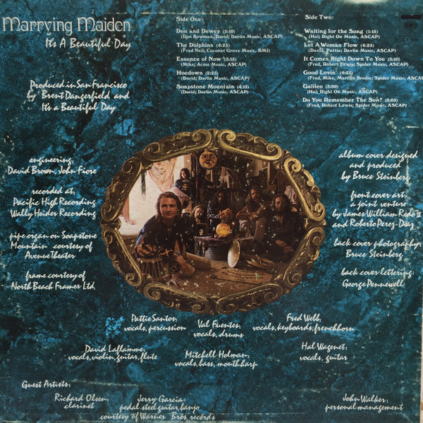 It's A Beautiful Day : Marrying Maiden (LP, Album, RP, Pit)