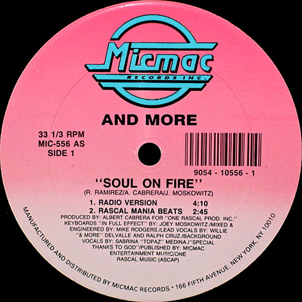 & More : Soul On Fire (12")