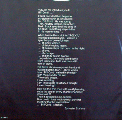 Bill Conti : Rocky - Original Motion Picture Score (LP, Album, All)