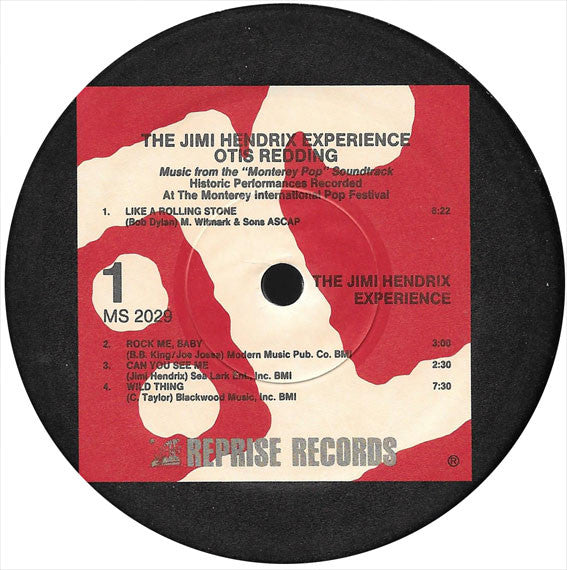Otis Redding / The Jimi Hendrix Experience : Historic Performances Recorded At The Monterey International Pop Festival (LP, Album, RE, Spe)