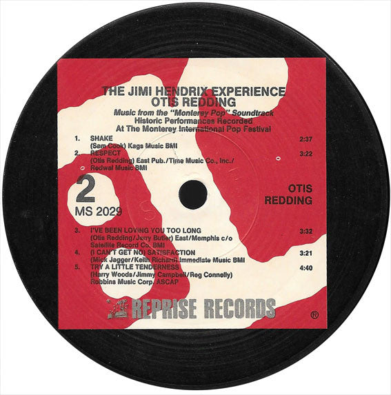 Otis Redding / The Jimi Hendrix Experience : Historic Performances Recorded At The Monterey International Pop Festival (LP, Album, RE, Spe)
