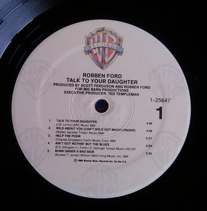 Robben Ford : Talk To Your Daughter (LP, Album, Spe)