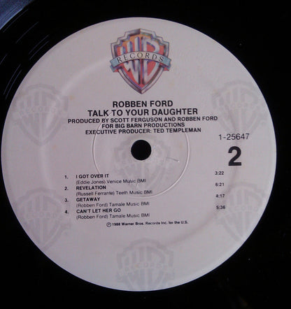 Robben Ford : Talk To Your Daughter (LP, Album, Spe)