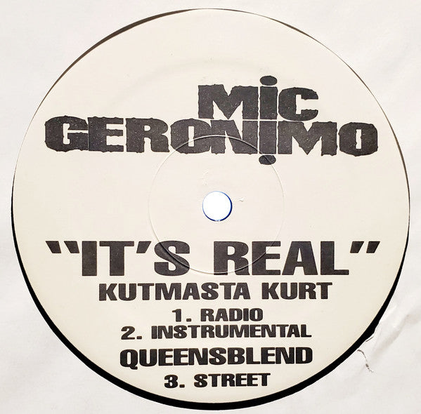 Mic Geronimo : It's Real (Remixes) (12", Promo)