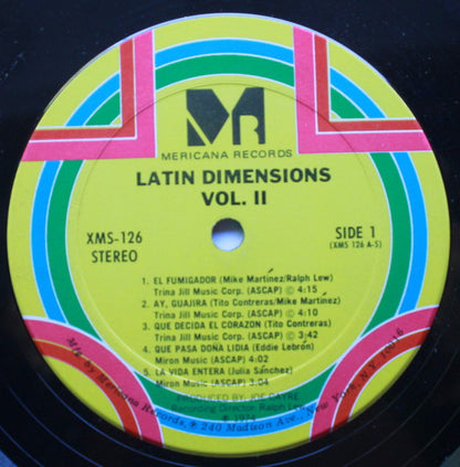 The Latin Dimension : Vol. II (LP, Album)