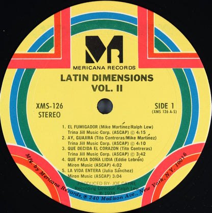 The Latin Dimension : Vol. II (LP, Album)