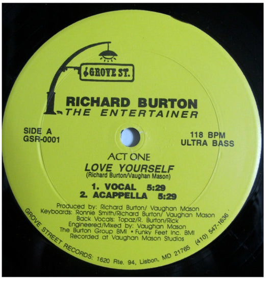 Richard Burton (4) : Love Yourself (12")
