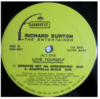 Richard Burton (4) : Love Yourself (12")