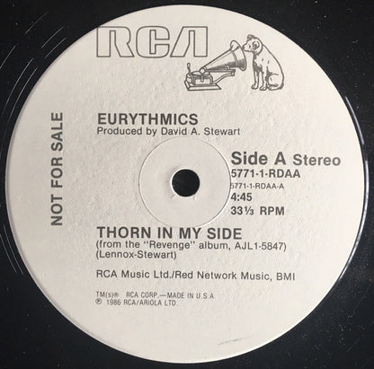 Eurythmics : Thorn In My Side (12", Single, Promo)