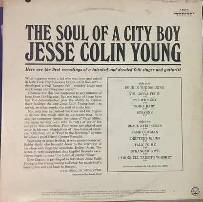 Jesse Colin Young : The Soul Of A City Boy (LP, Album, Mono)
