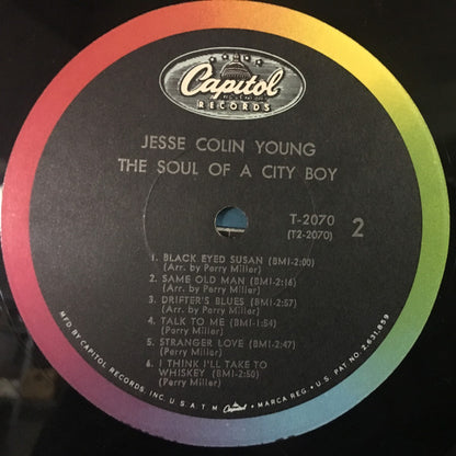 Jesse Colin Young : The Soul Of A City Boy (LP, Album, Mono)