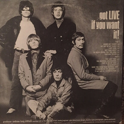 The Rolling Stones : Got Live If You Want It! (LP, Album, RE, Bes)