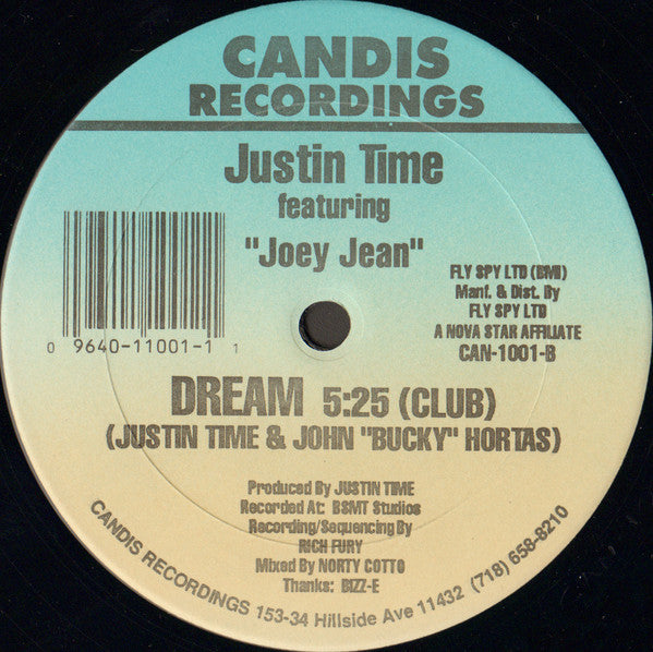 Justin Time (4) Featuring Joey Jean : Dream (12")