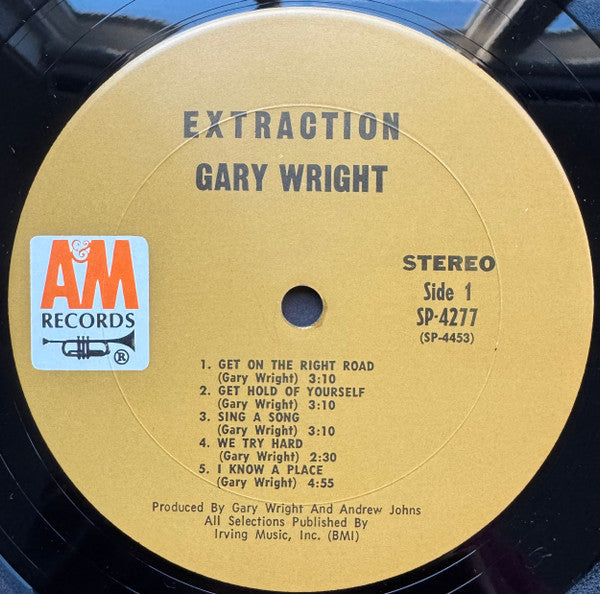 Gary Wright : Gary Wright's Extraction (LP, Album, Pit)
