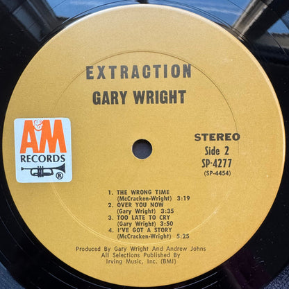Gary Wright : Gary Wright's Extraction (LP, Album, Pit)