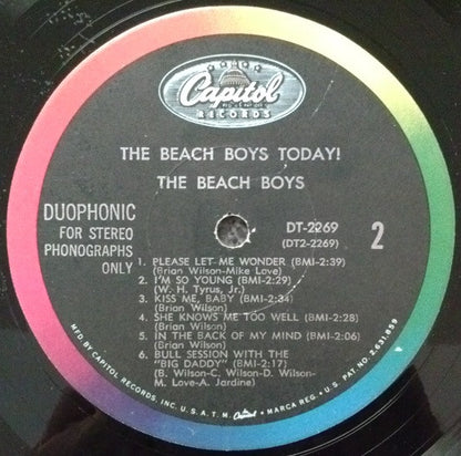 The Beach Boys : The Beach Boys Today! (LP, Album, Duo)