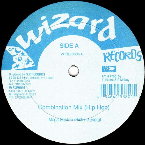 Mega Banton / Ricky General : Combination Mix (12")