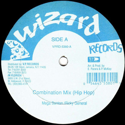 Mega Banton / Ricky General : Combination Mix (12")