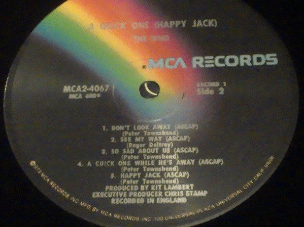 The Who : A Quick One (Happy Jack) / The Who Sell Out (2xLP, Comp)