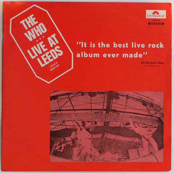 The Who : Live At Leeds (LP, Album, RE)