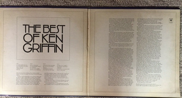 Ken Griffin (2) : The Best Of Ken Griffin (2xLP, Comp, Gat)