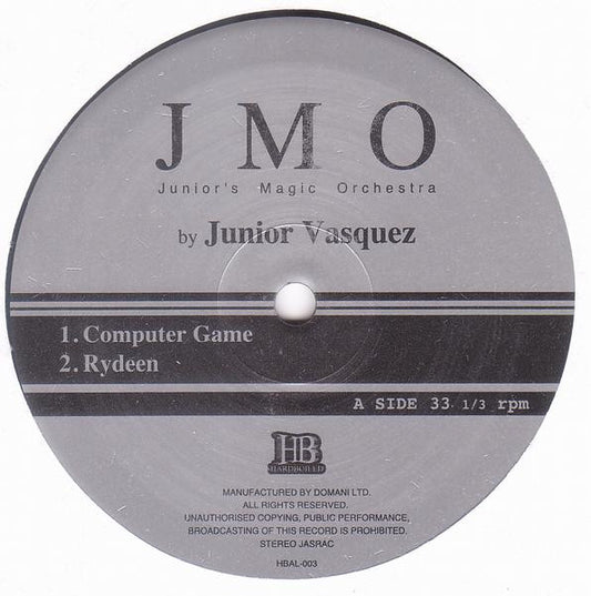Junior Vasquez : JMO (Junior's Magic Orchestra) (12")
