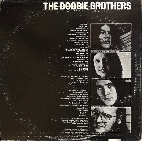 The Doobie Brothers : The Doobie Brothers (LP, Album, Promo)