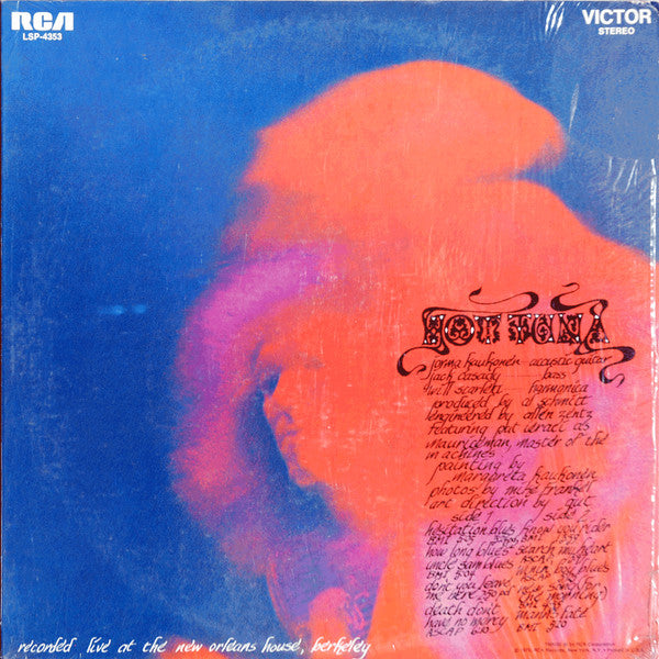 Hot Tuna : Hot Tuna (LP, Album, Ind)