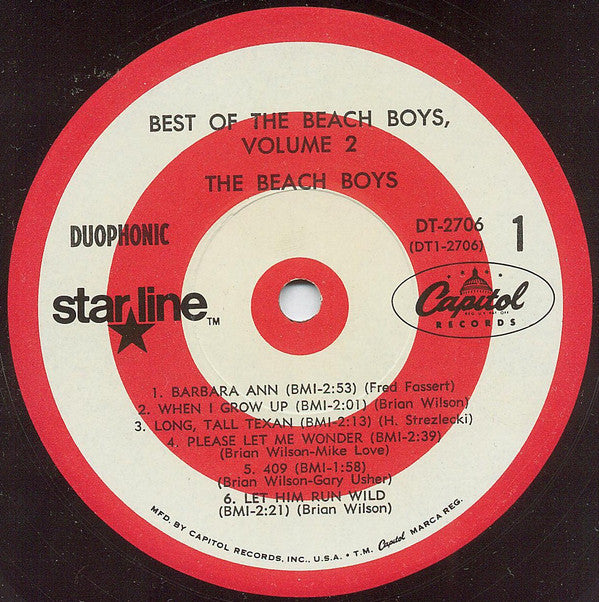 The Beach Boys : Best Of The Beach Boys, Vol. 2 (LP, Comp)