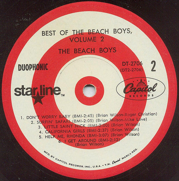 The Beach Boys : Best Of The Beach Boys, Vol. 2 (LP, Comp)
