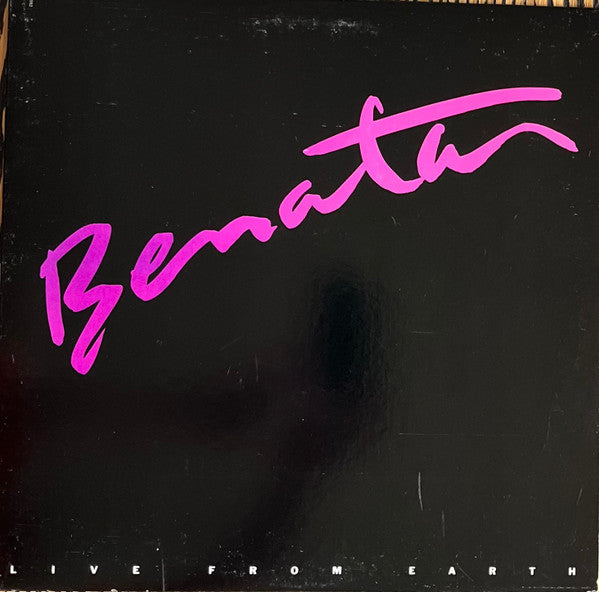 Pat Benatar : Live From Earth (LP, Album, Pit)