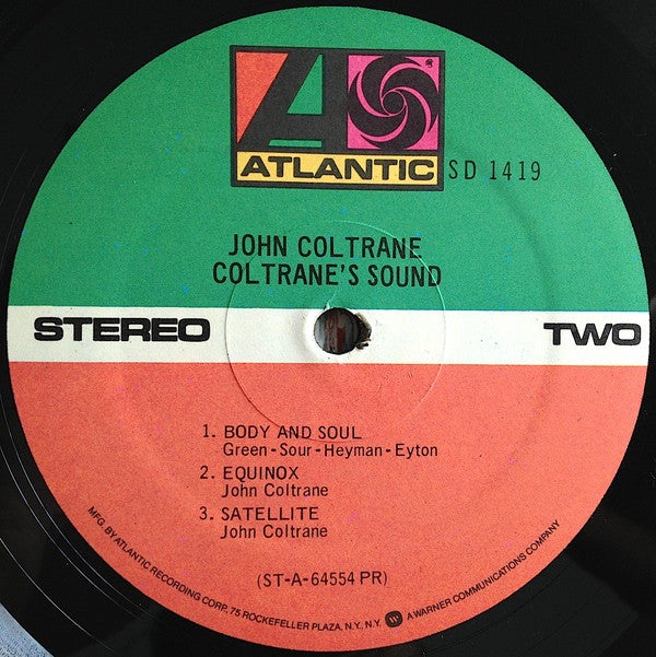 John Coltrane : Coltrane's Sound (LP, Album, RP, Pre)