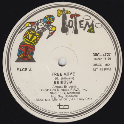 Gerry Bribosia : Free Move (12")