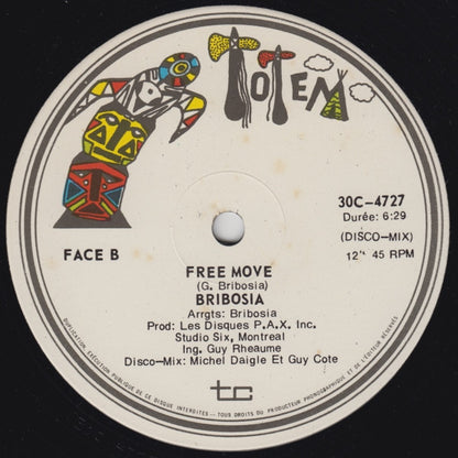 Gerry Bribosia : Free Move (12")