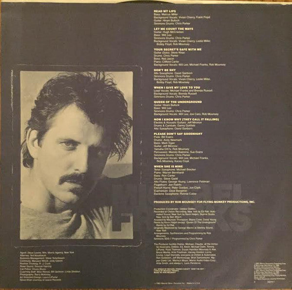 Michael Franks : Skin Dive (LP, Album, Club, Car)