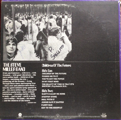 Steve Miller Band : Children Of The Future (LP, Album, RE, Win)